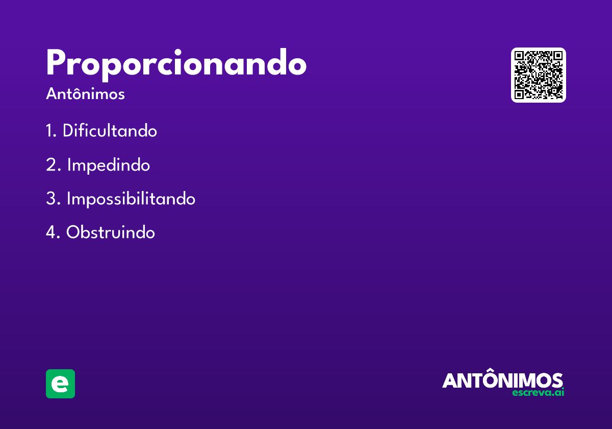 proporcionando