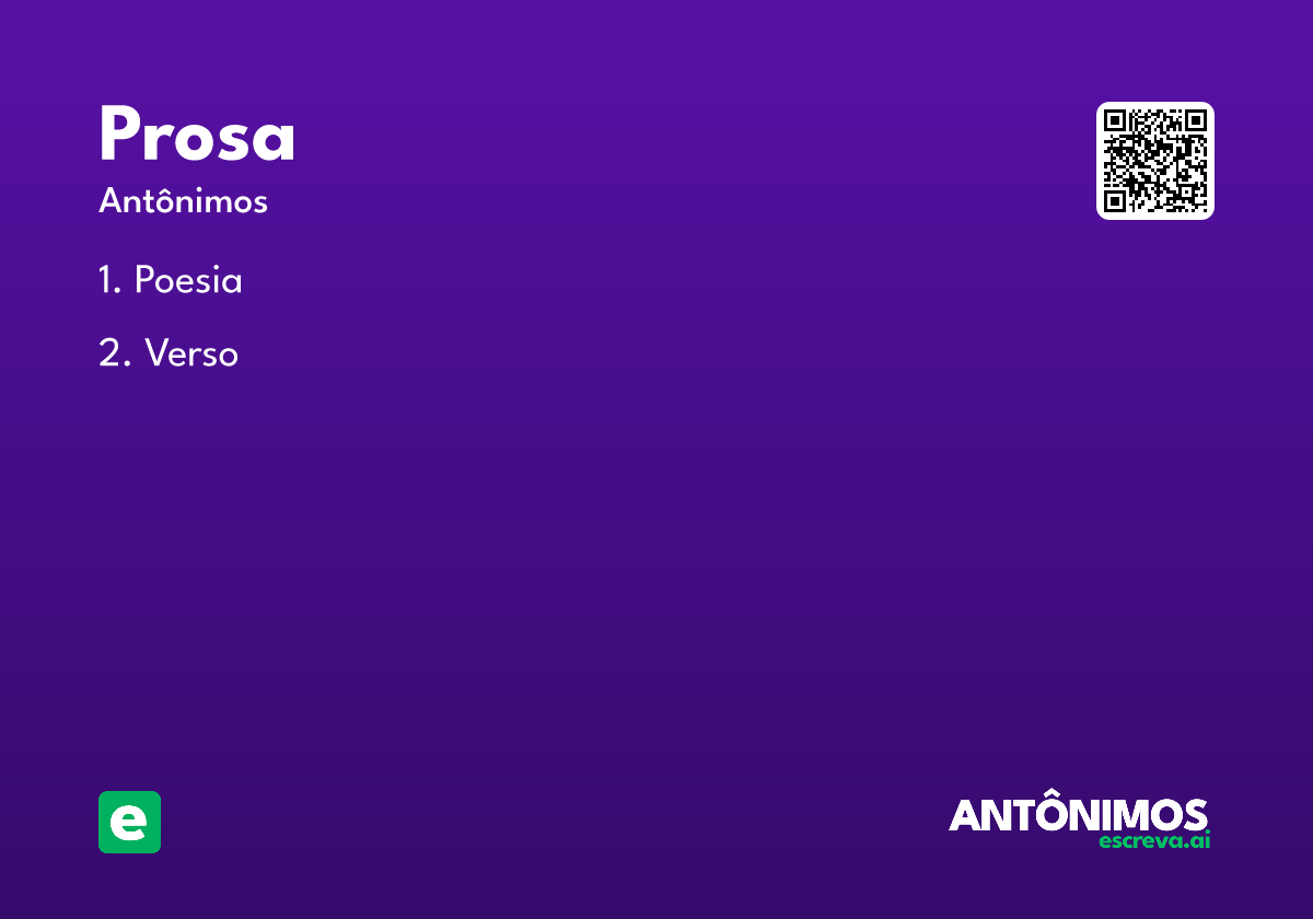 prosa