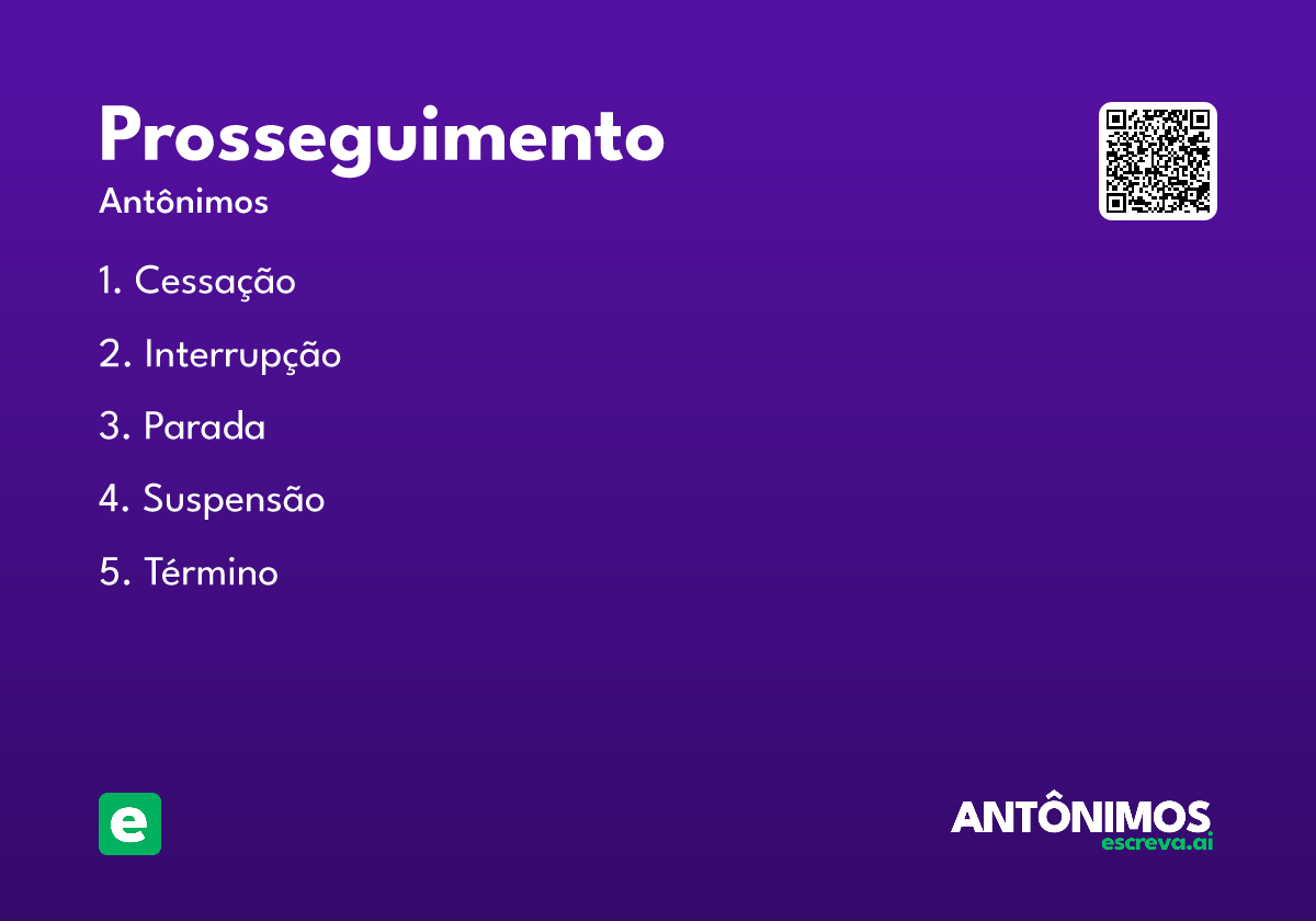 prosseguimento