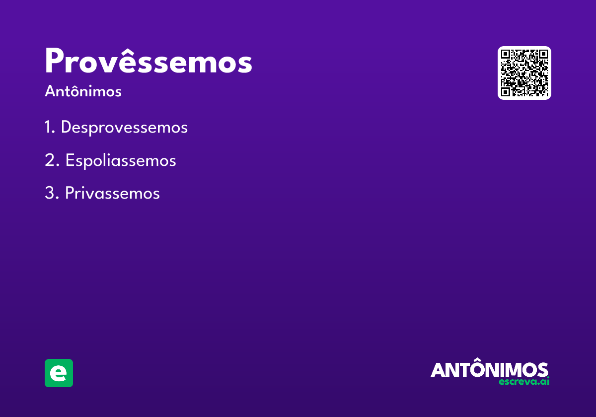 provêssemos