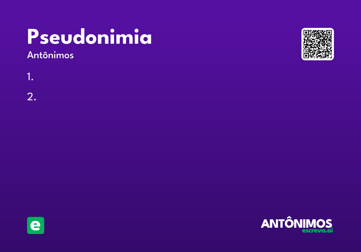 pseudonimia