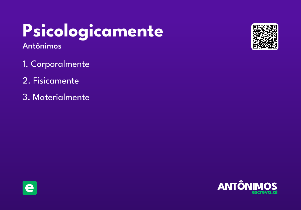 psicologicamente