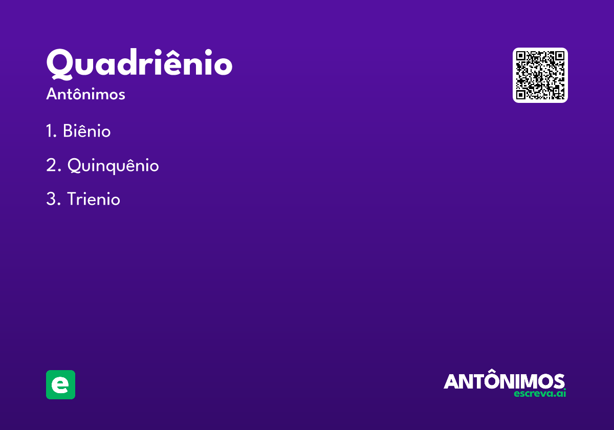 quadriênio