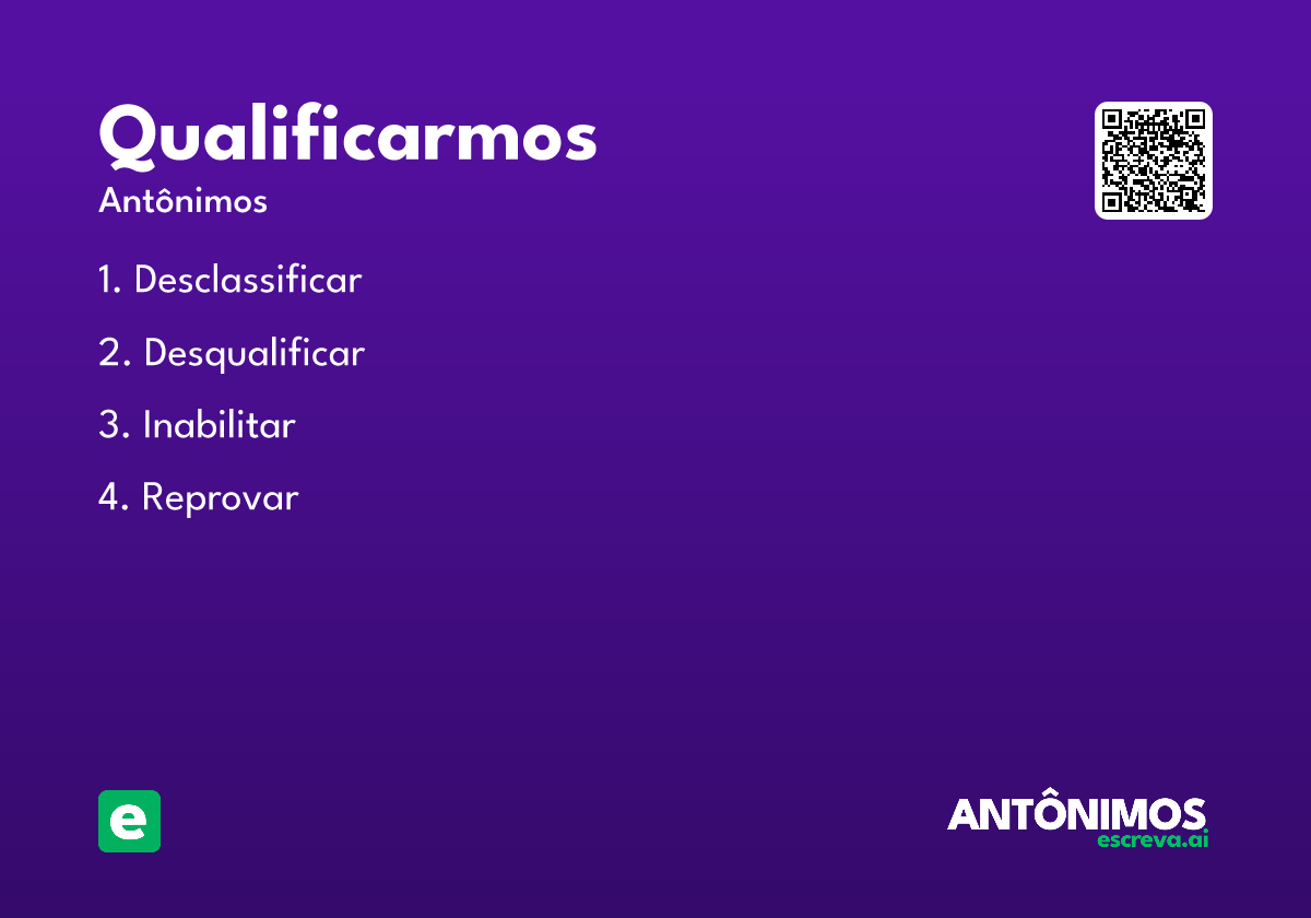 qualificarmos
