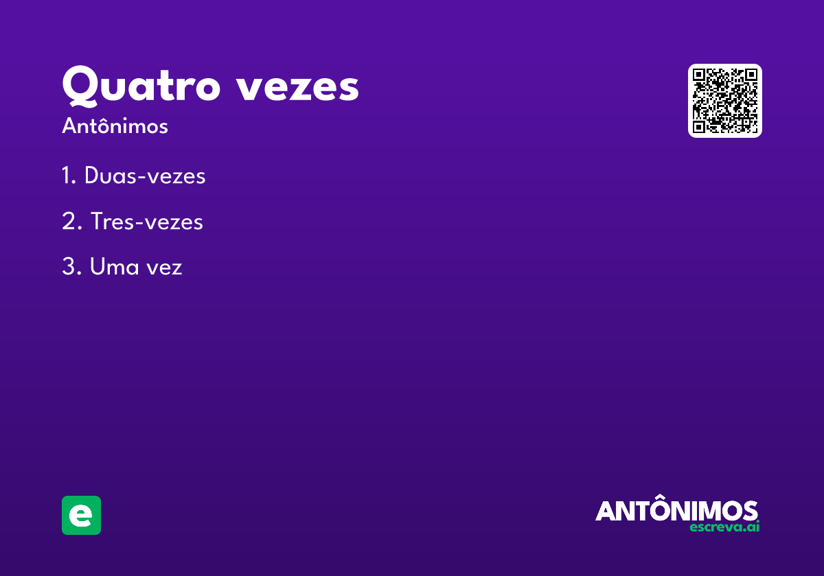 quatro vezes