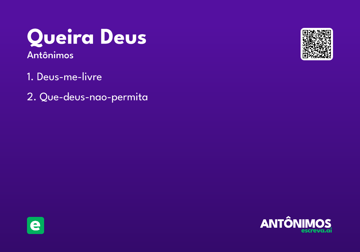 queira Deus
