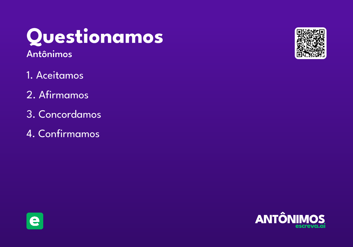 questionamos