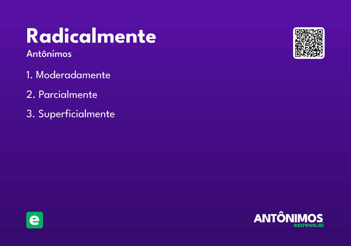 radicalmente