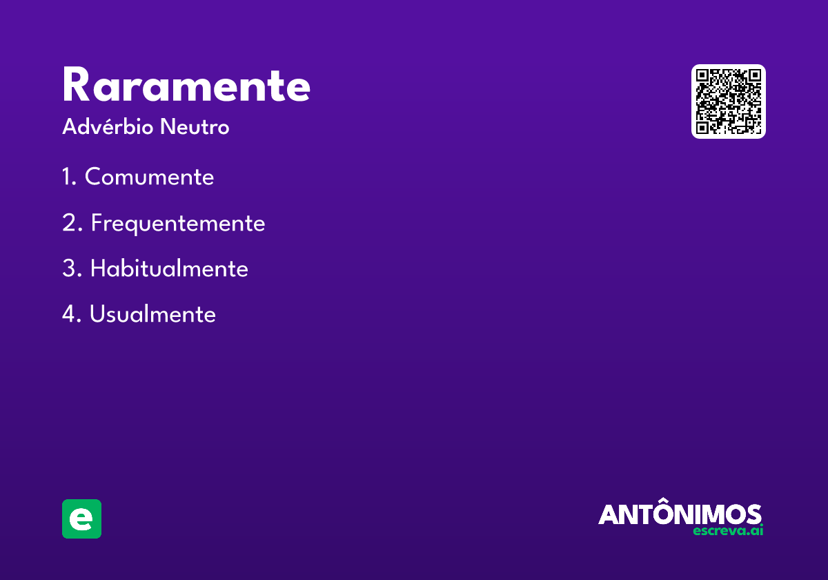 raramente