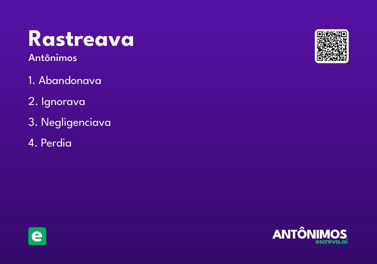 rastreava