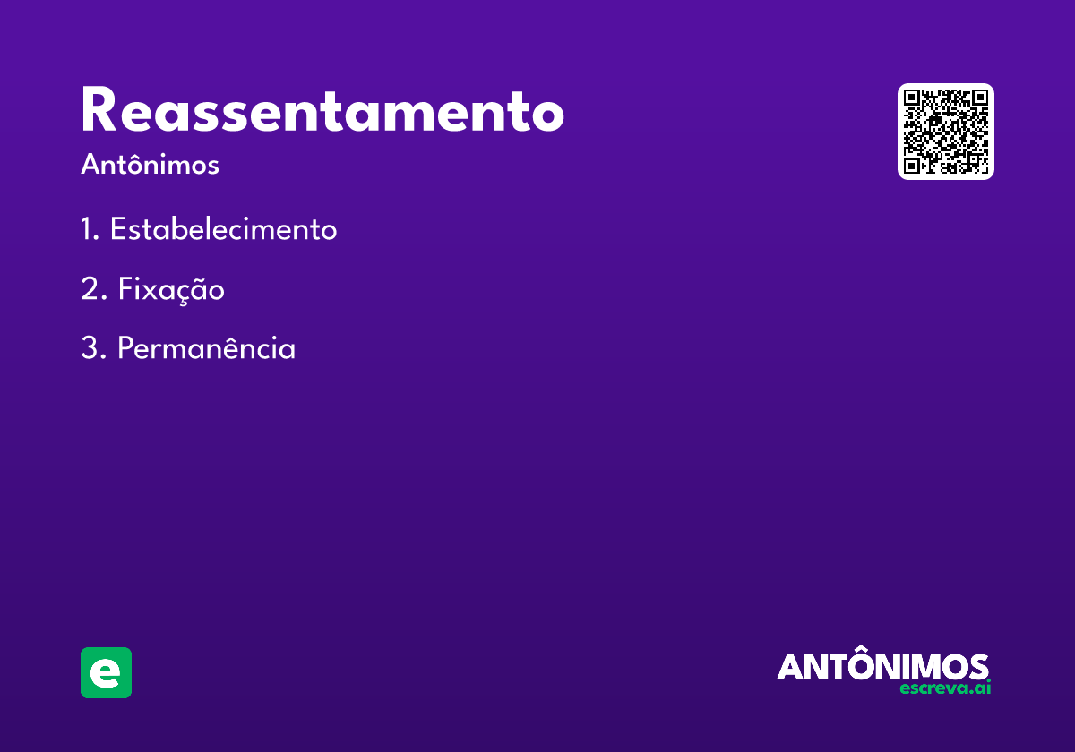 reassentamento