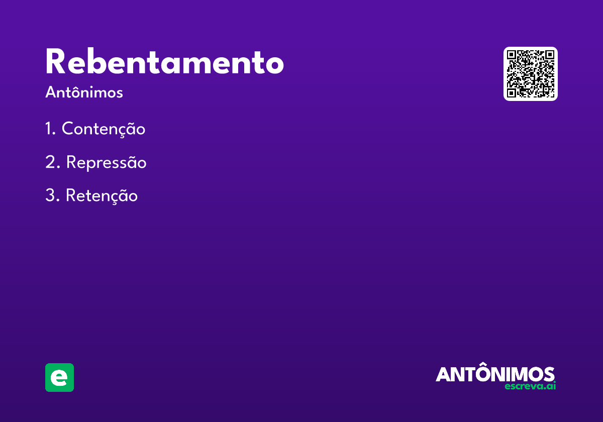 rebentamento