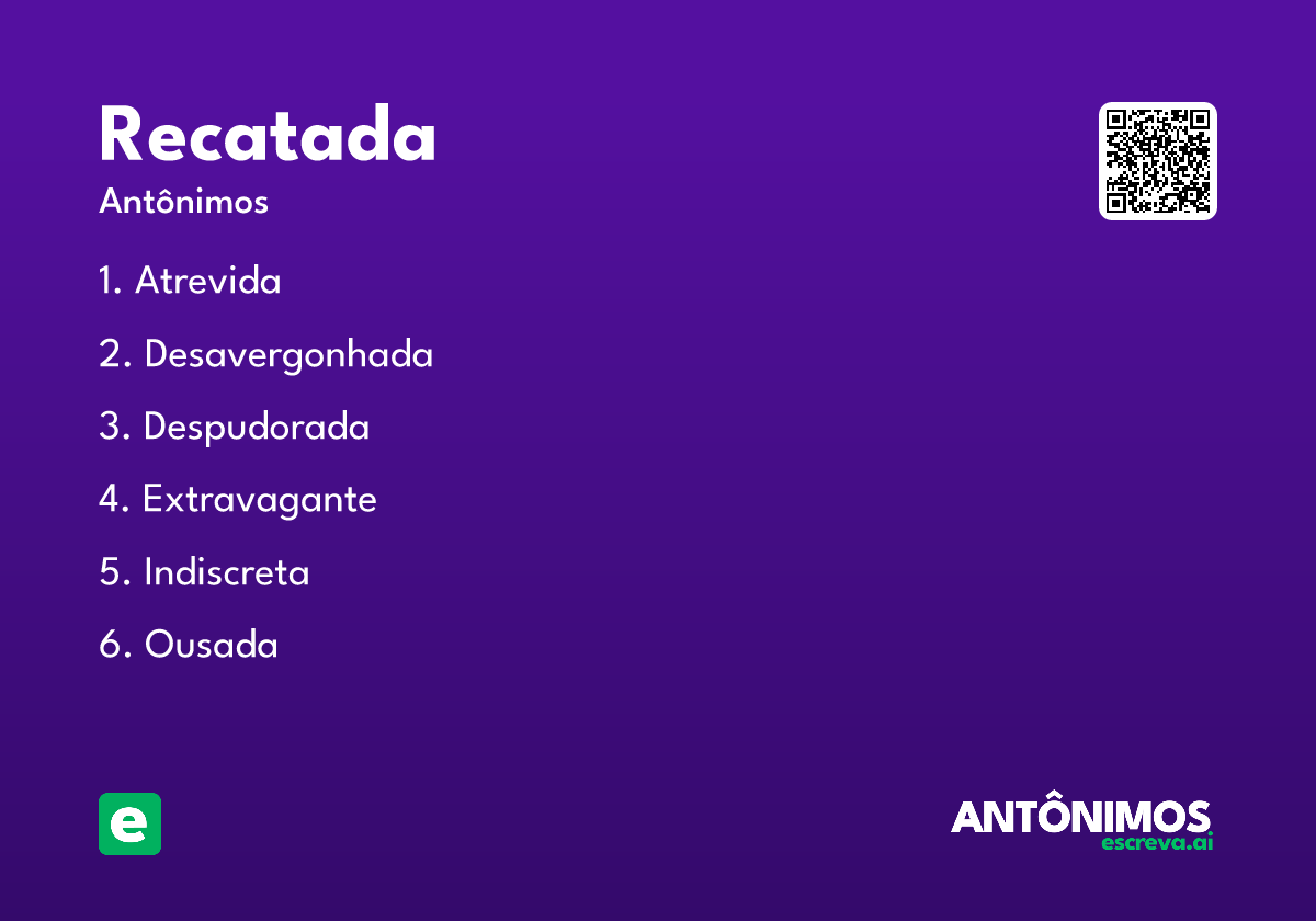 recatada