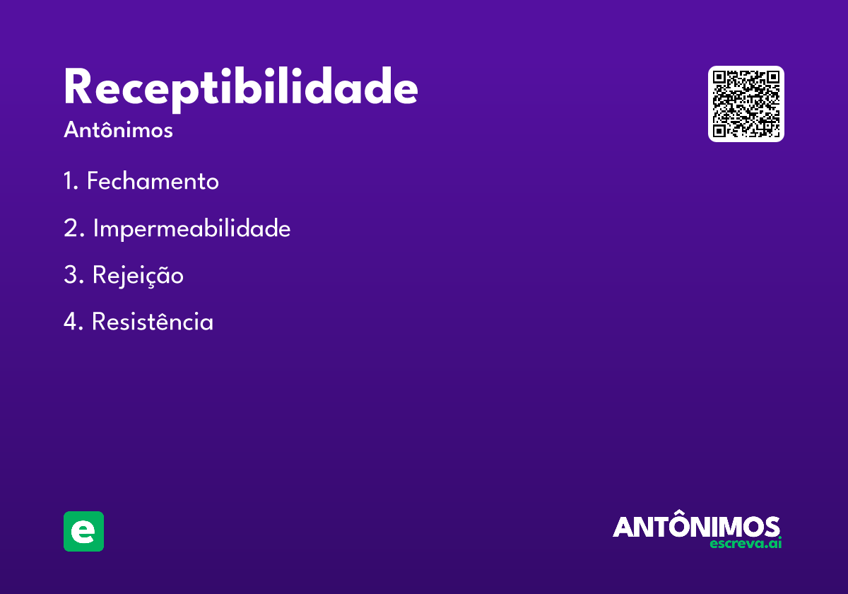 receptibilidade