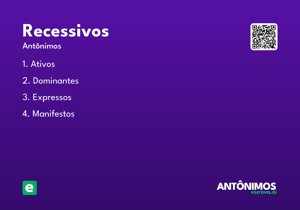 recessivos