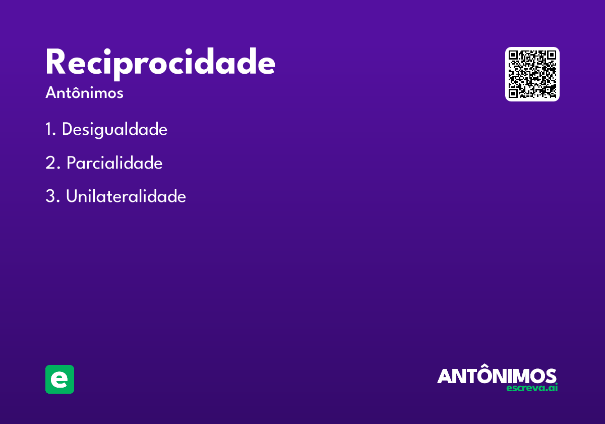 reciprocidade