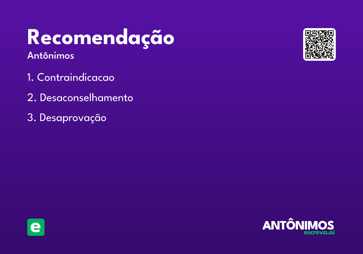 recomendação