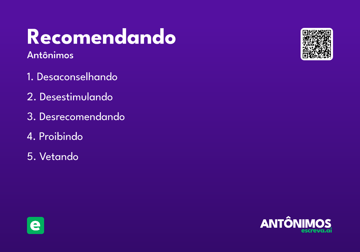 recomendando