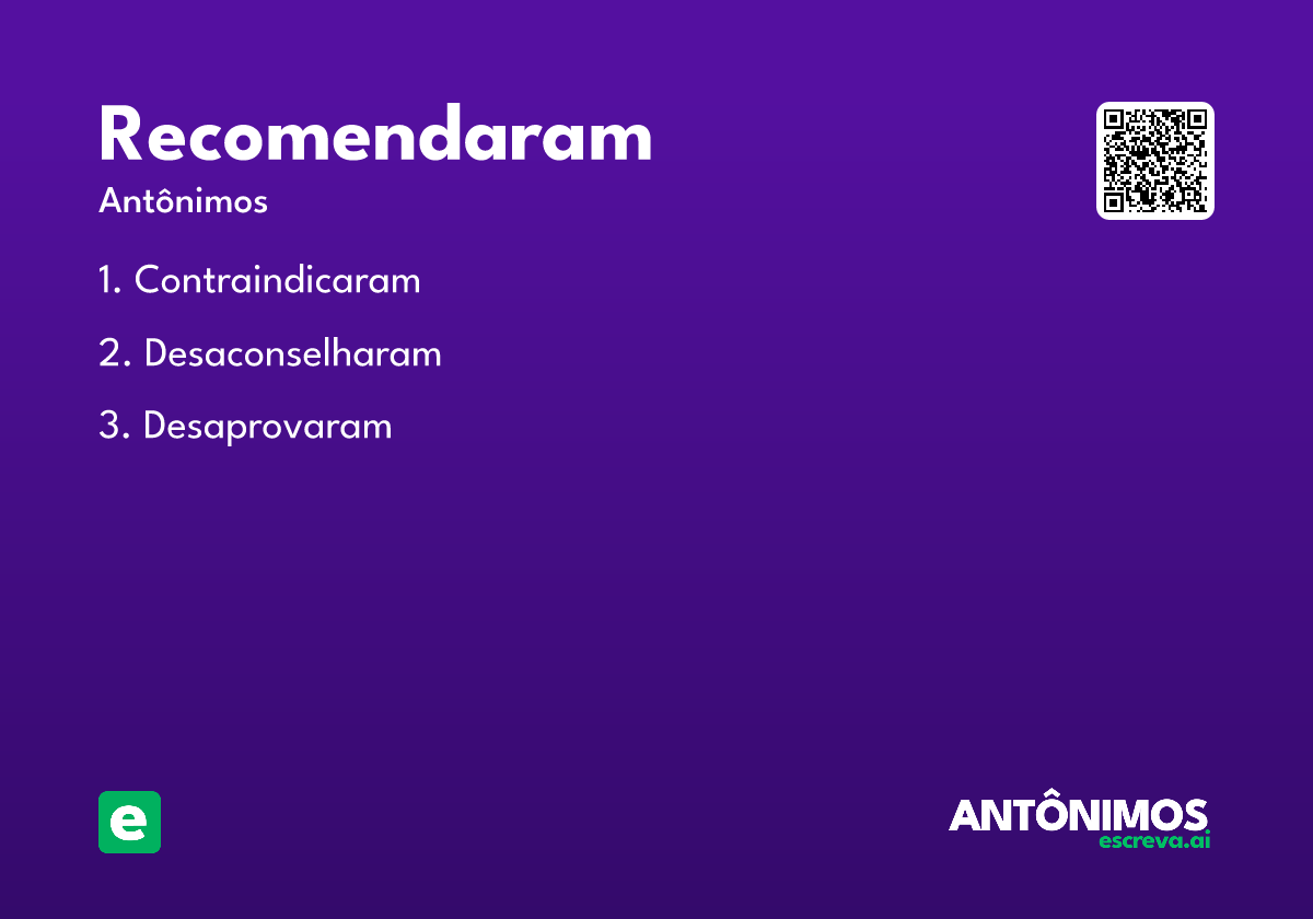 recomendaram
