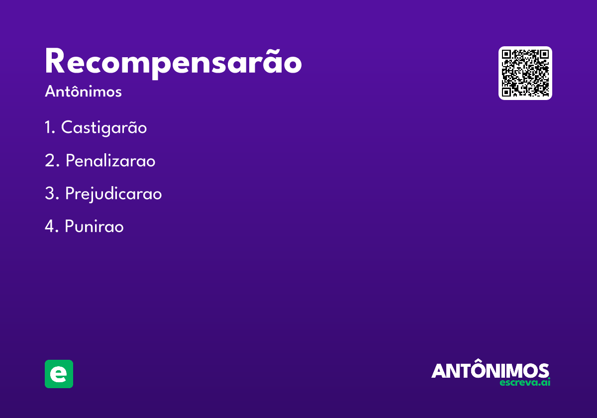 recompensarão