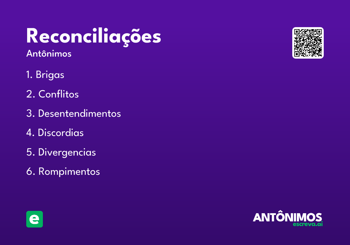 reconciliações
