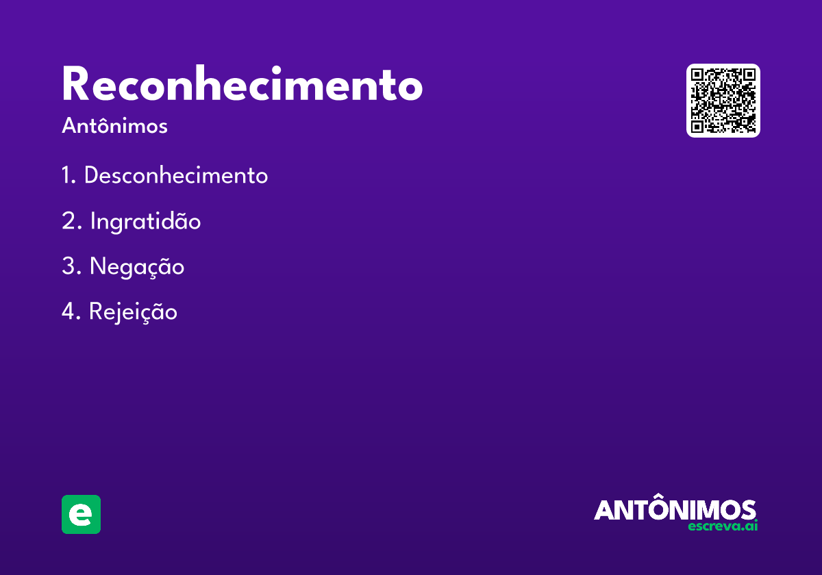 reconhecimento