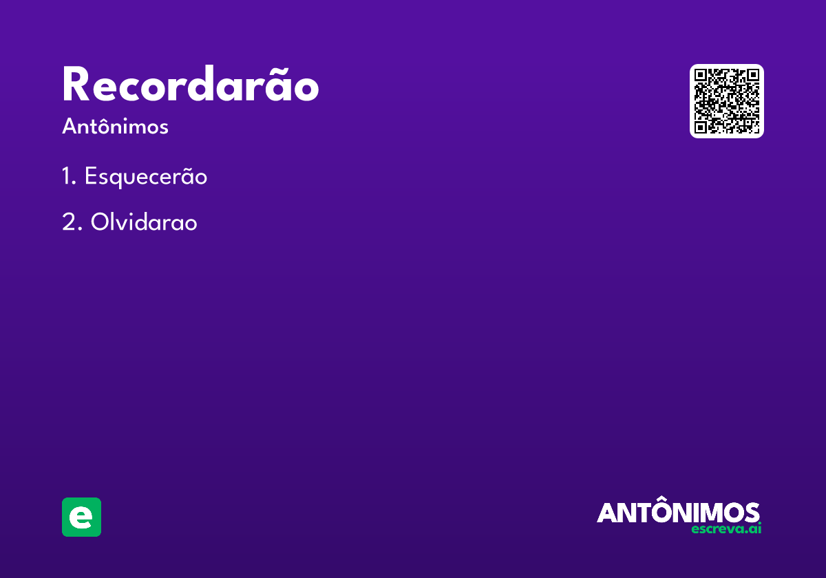 recordarão
