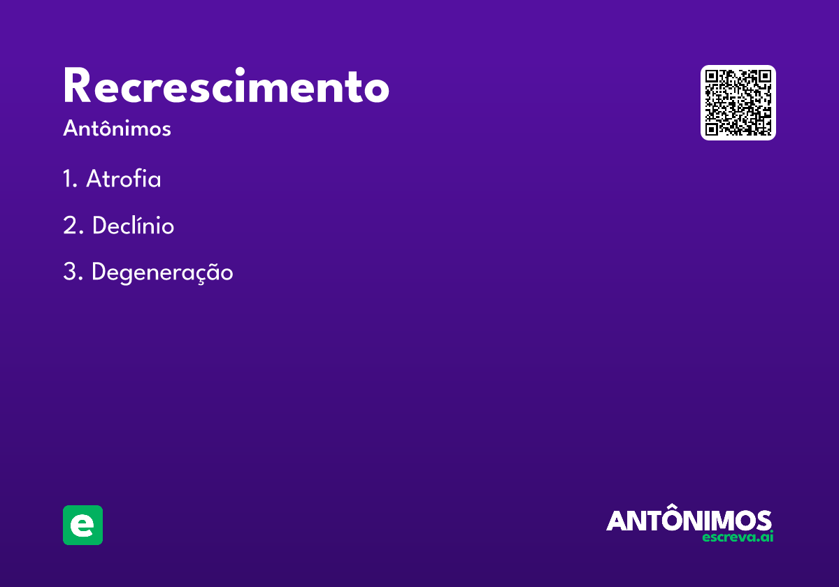 recrescimento