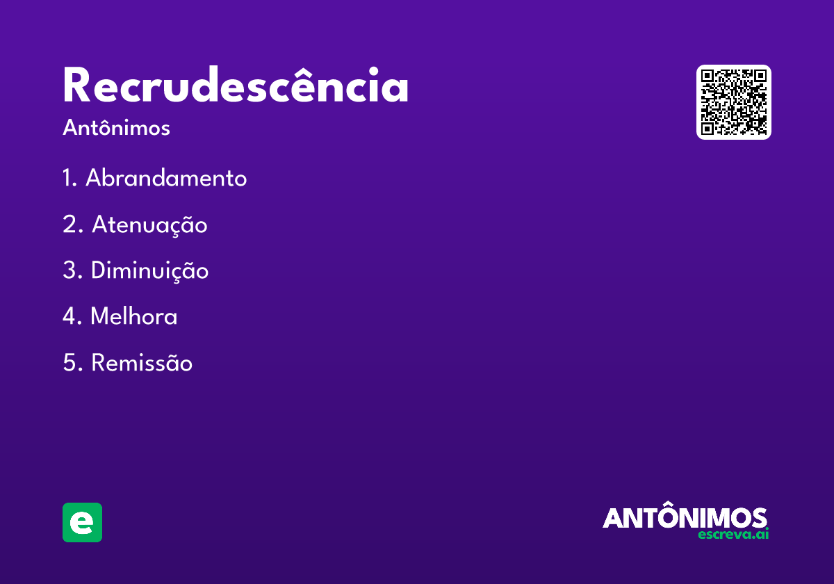recrudescência