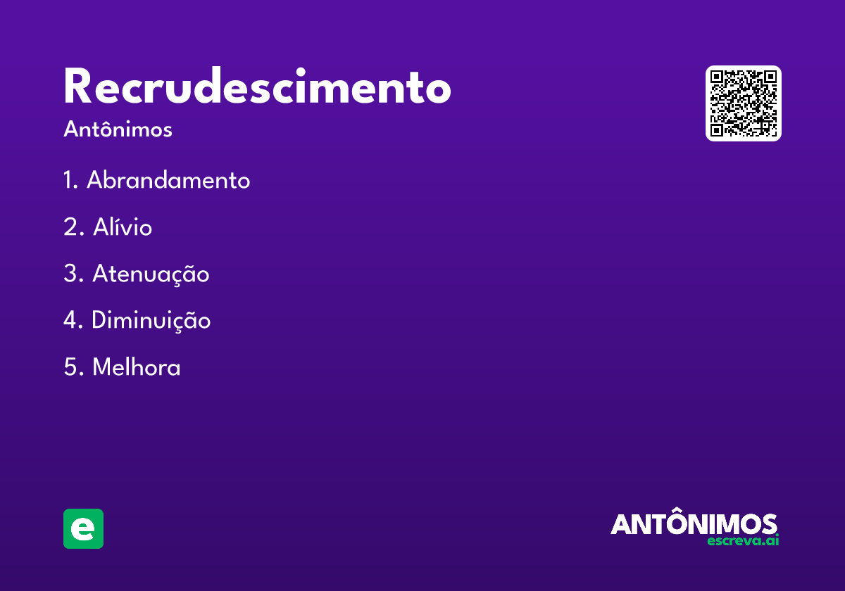 recrudescimento