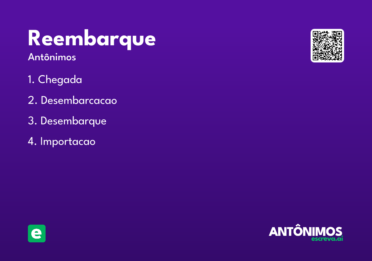 reembarque