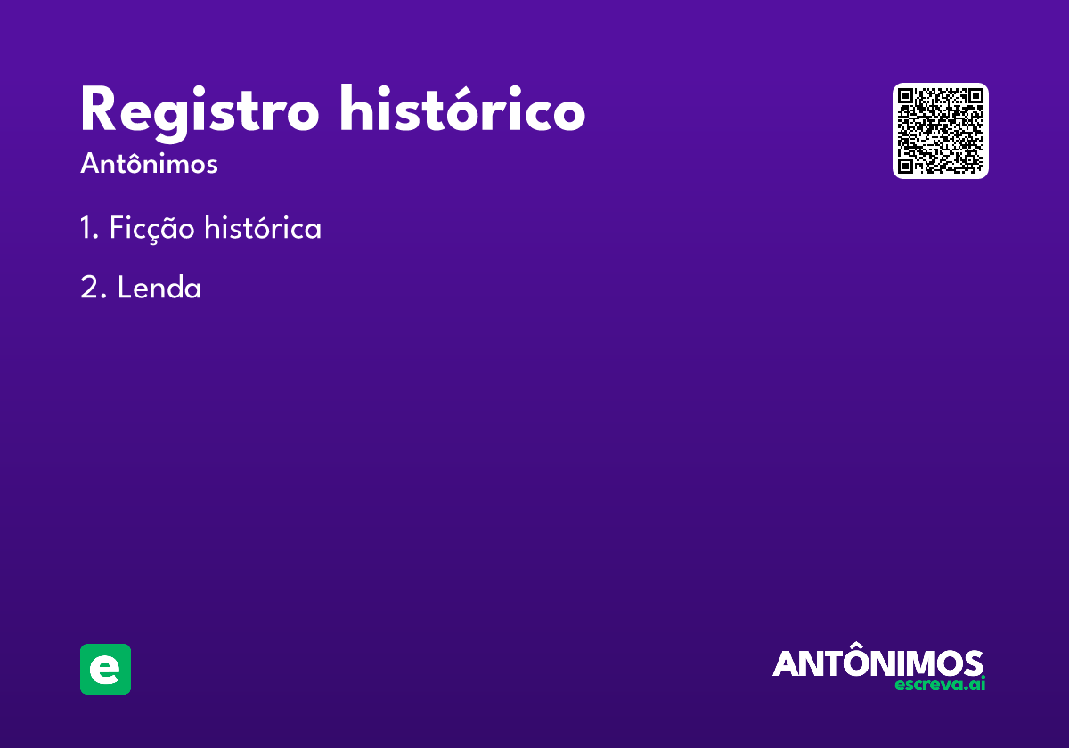 registro histórico