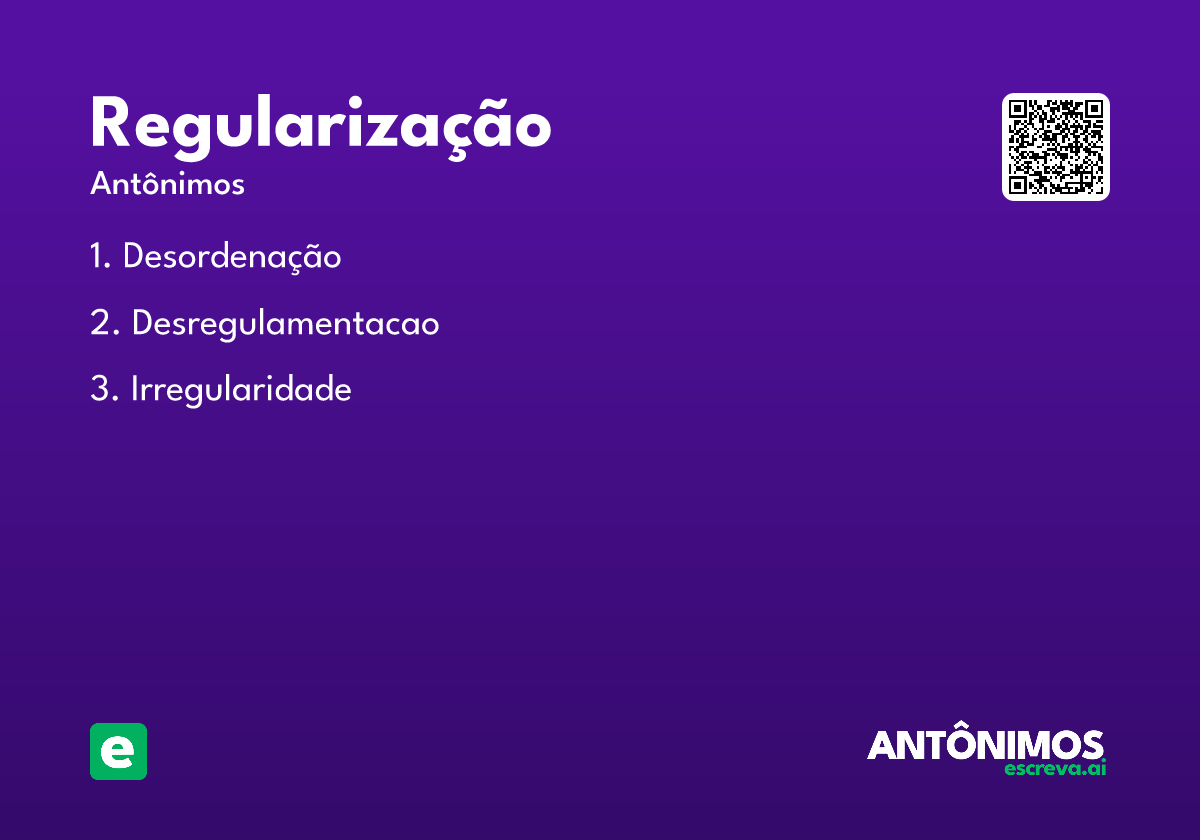 regularização