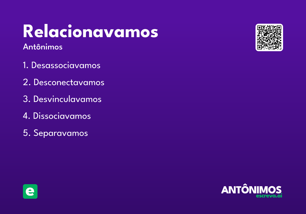 relacionavamos
