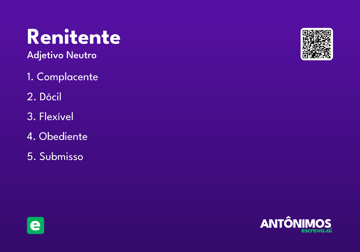 renitente