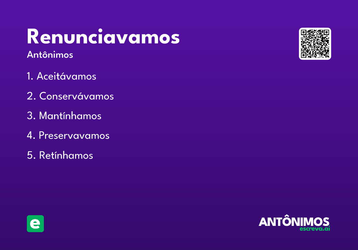 renunciavamos