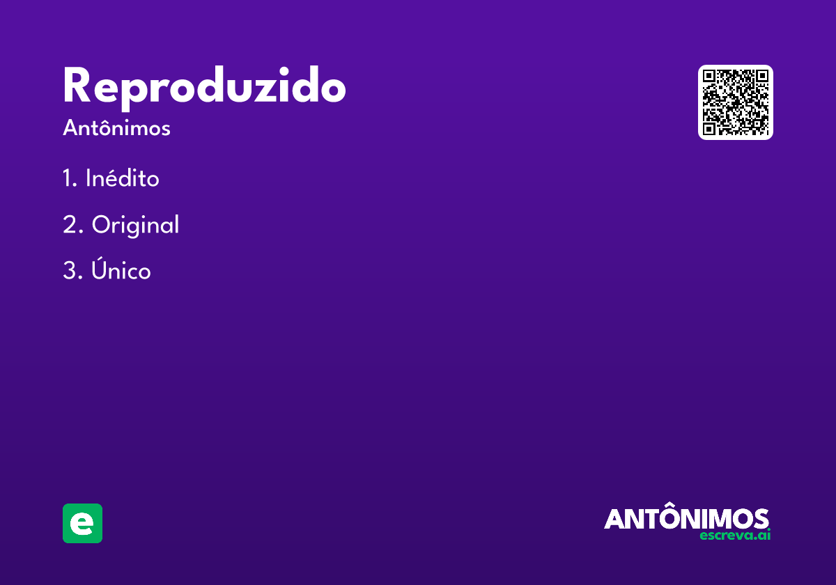 reproduzido