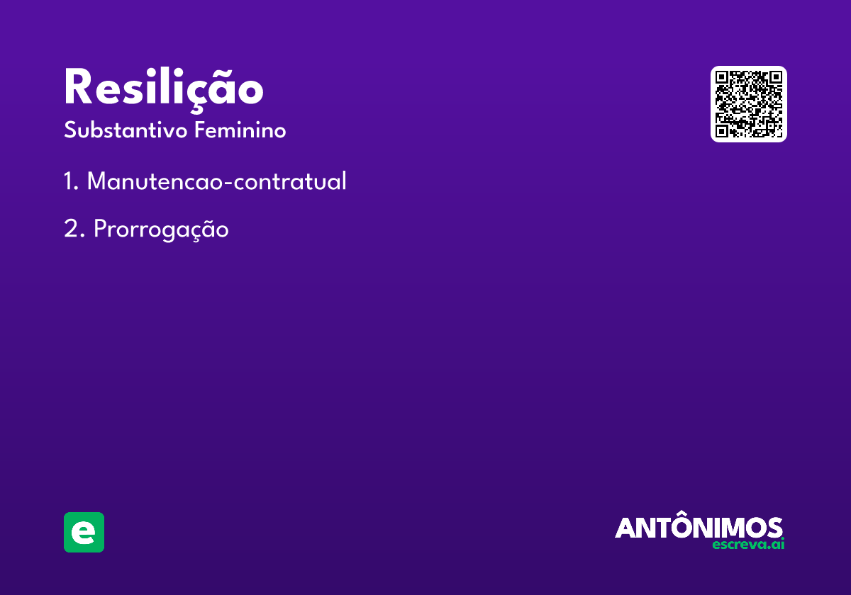 resilição
