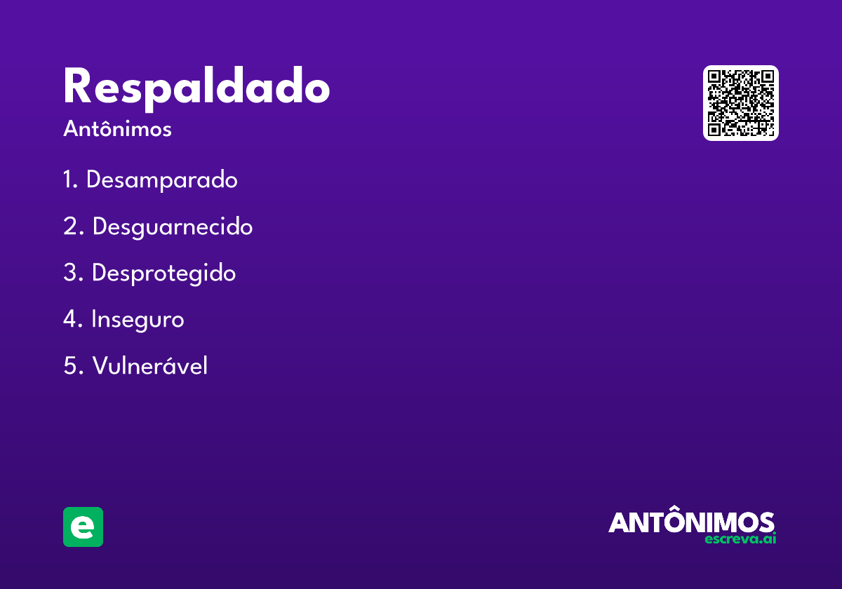 respaldado