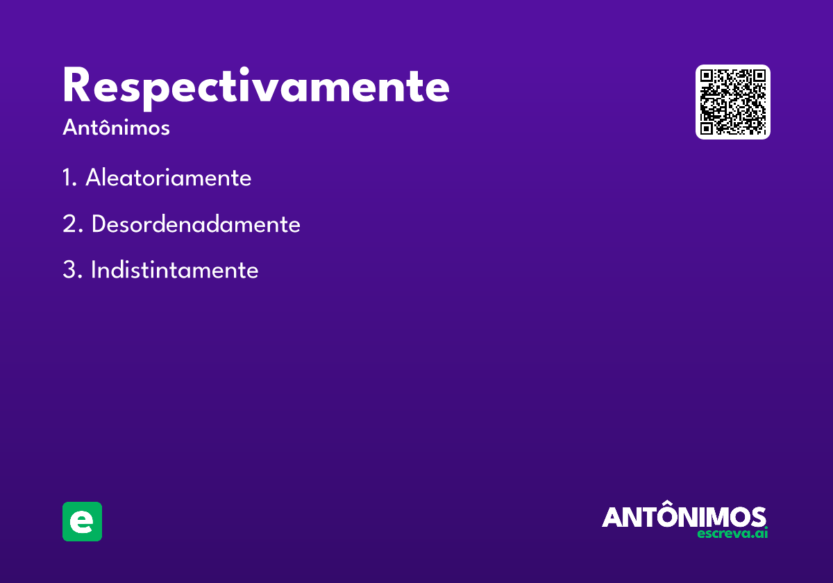 respectivamente
