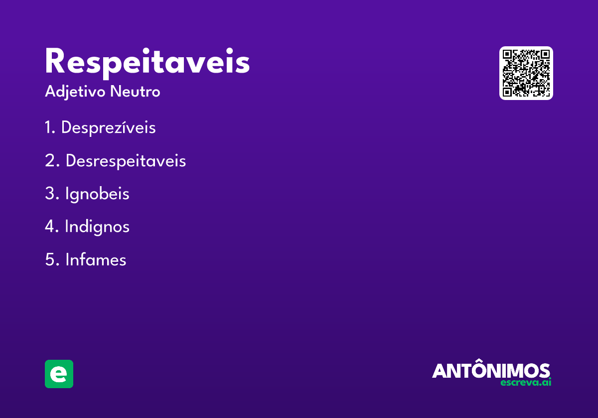 respeitaveis