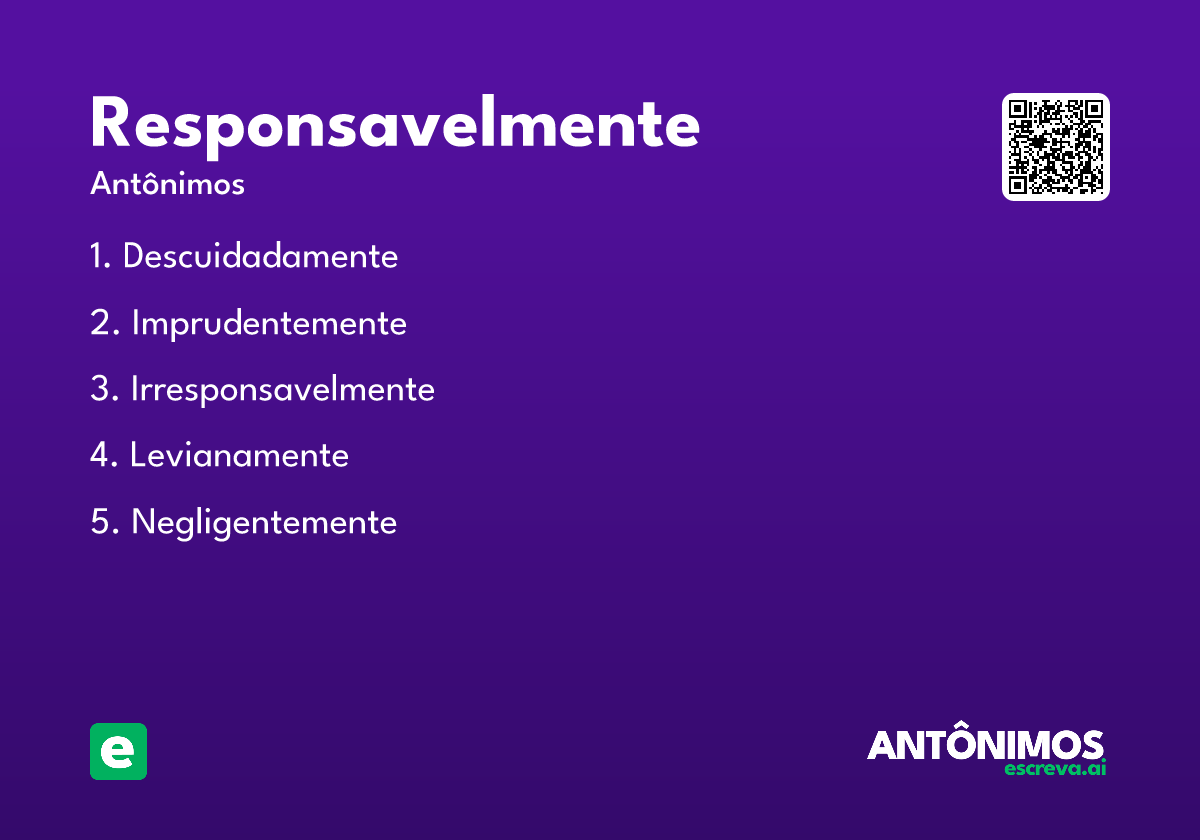 responsavelmente