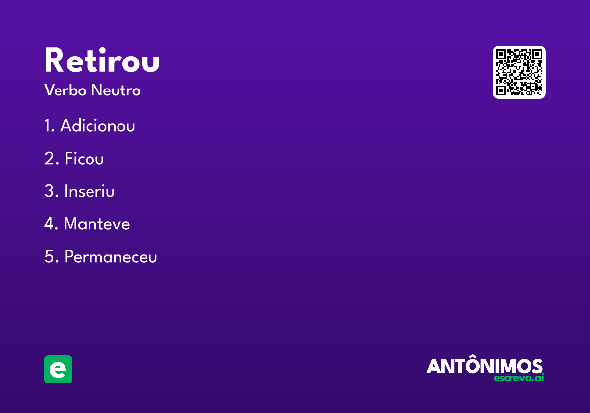 retirou