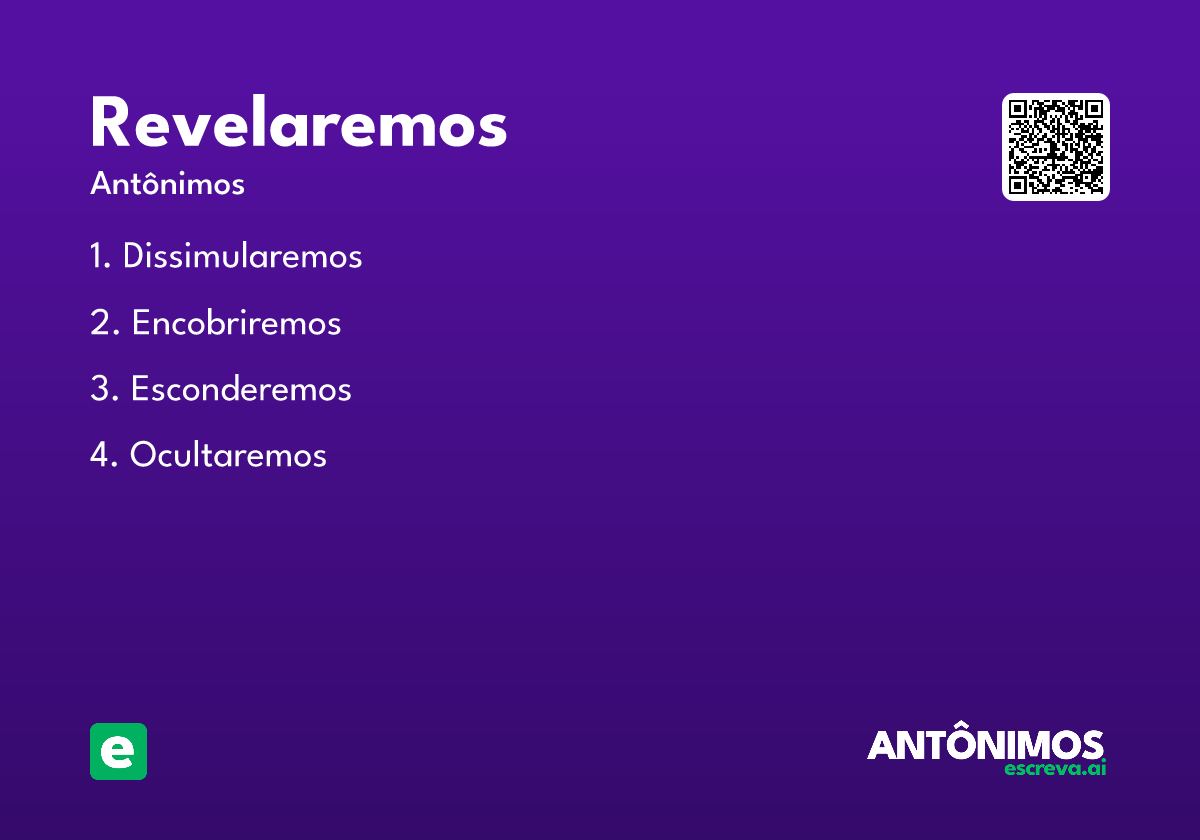 revelaremos