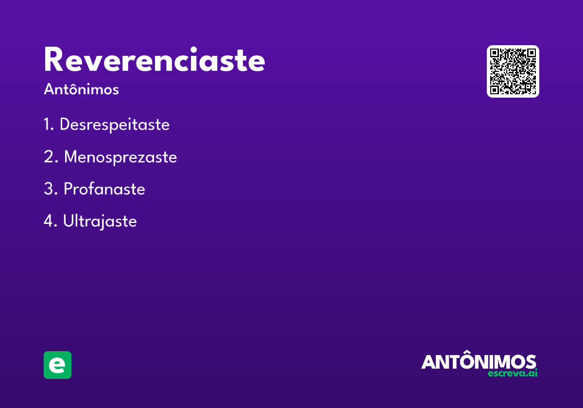 reverenciaste