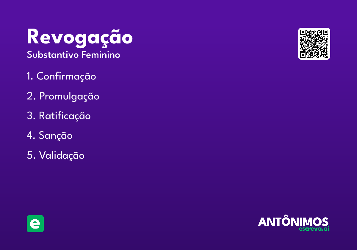 revogação