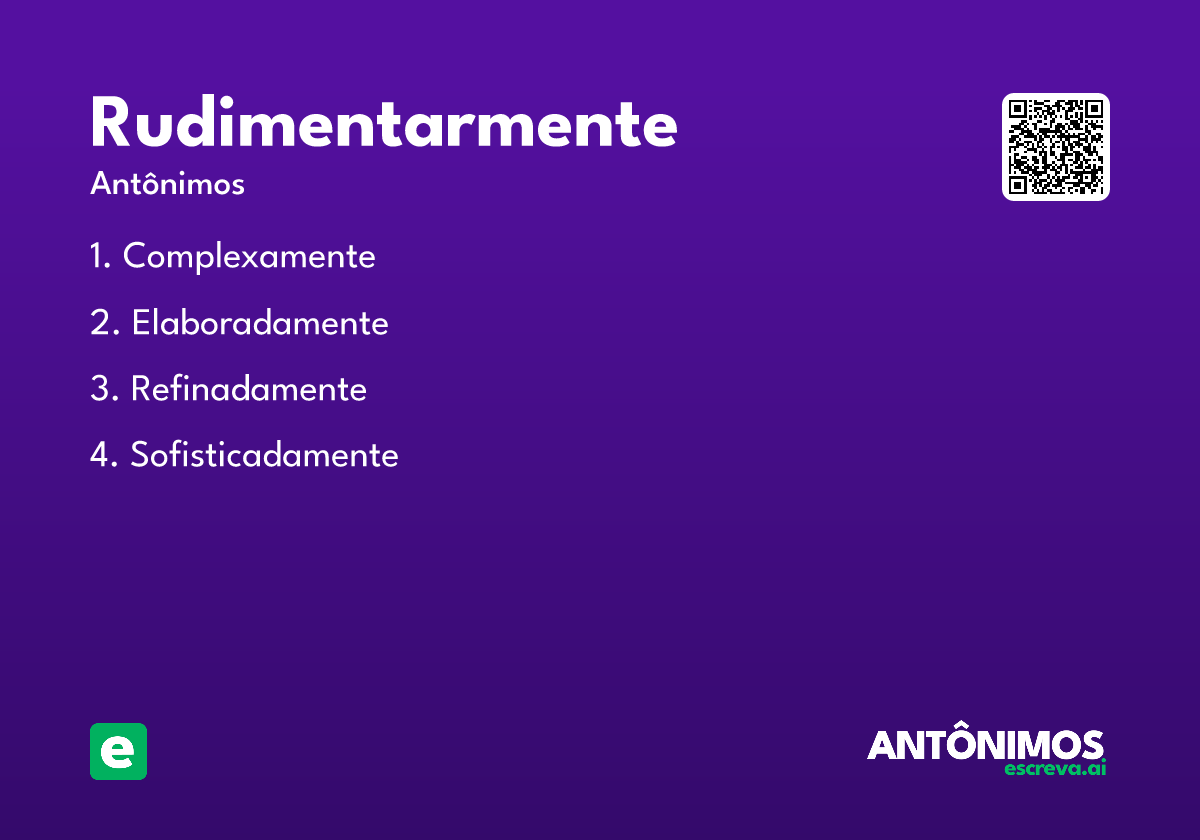 rudimentarmente
