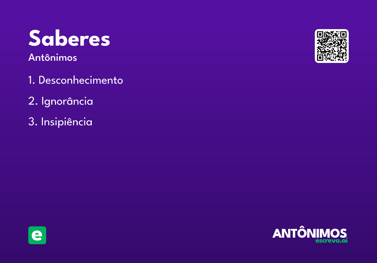 saberes