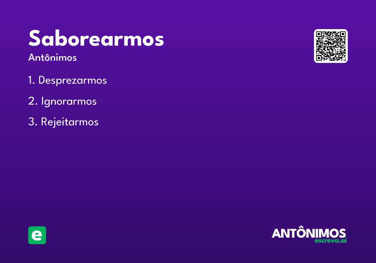 saborearmos