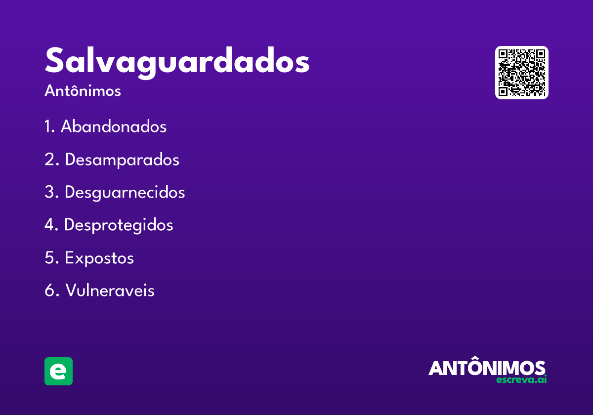 salvaguardados